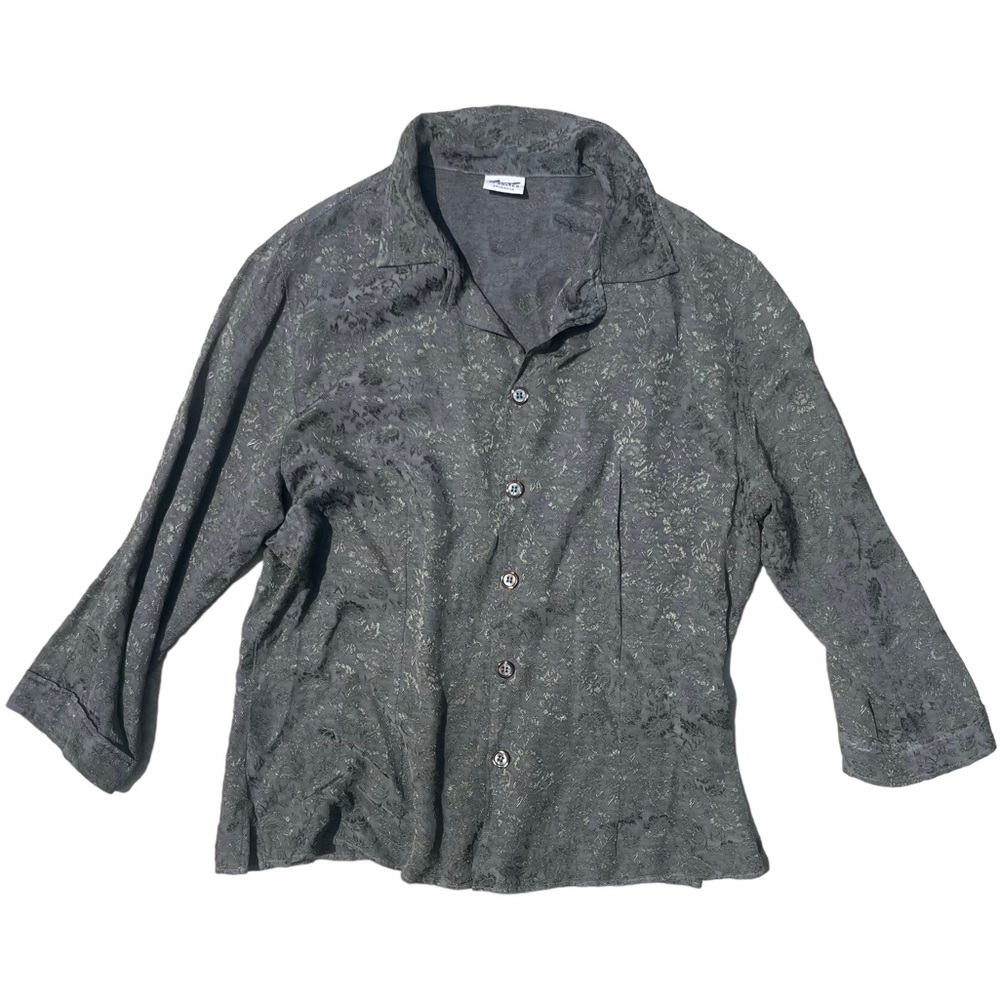 NWOT Vintage CP Shades Printed Satin Top